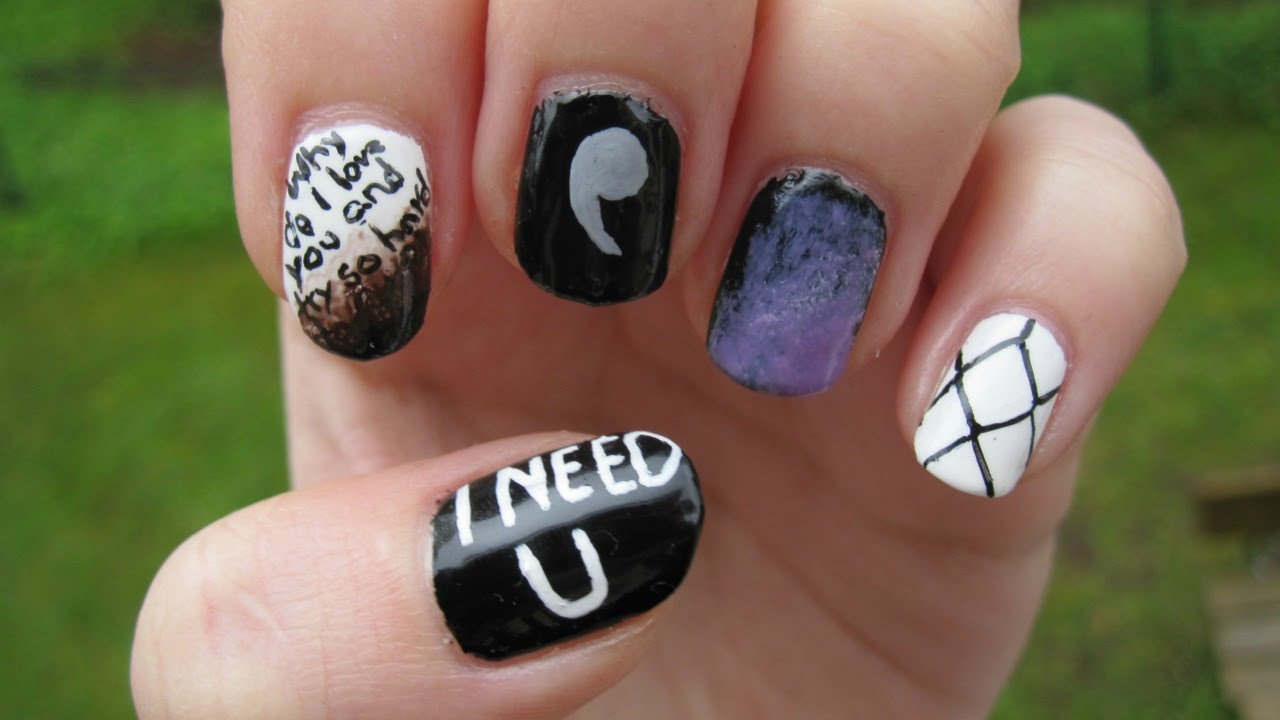 Kpop: BTS (방탄소년단) - I NEED U nail art
