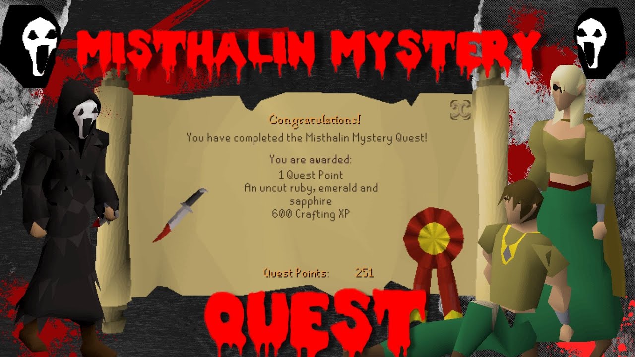OSRS GUIA PARA HACER LA QUEST MISTHALIN MYSTERY OLD SCHOOL RUNESCAPE