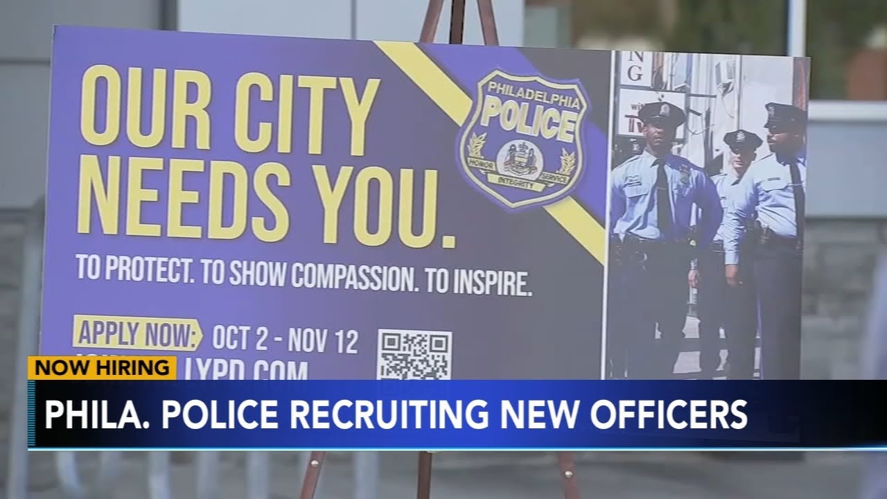 Philadelphia Police Department kicks off effort to recruit more officers