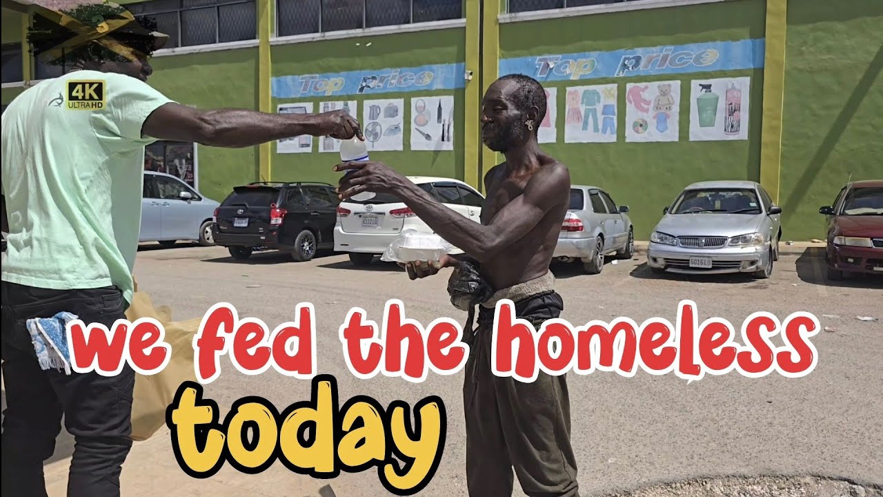 Feeding the homeless an less fortunate out of the little we have, to God be all the glory