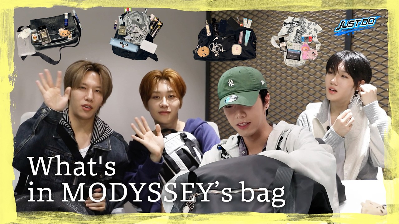 ⭐️모디세이 가방 전격 공개⭐️ | What’s in MODYSSEY’s Bag? - 헝위, 리즈하오, 수런, 로완 편 | JUST DO EP.3