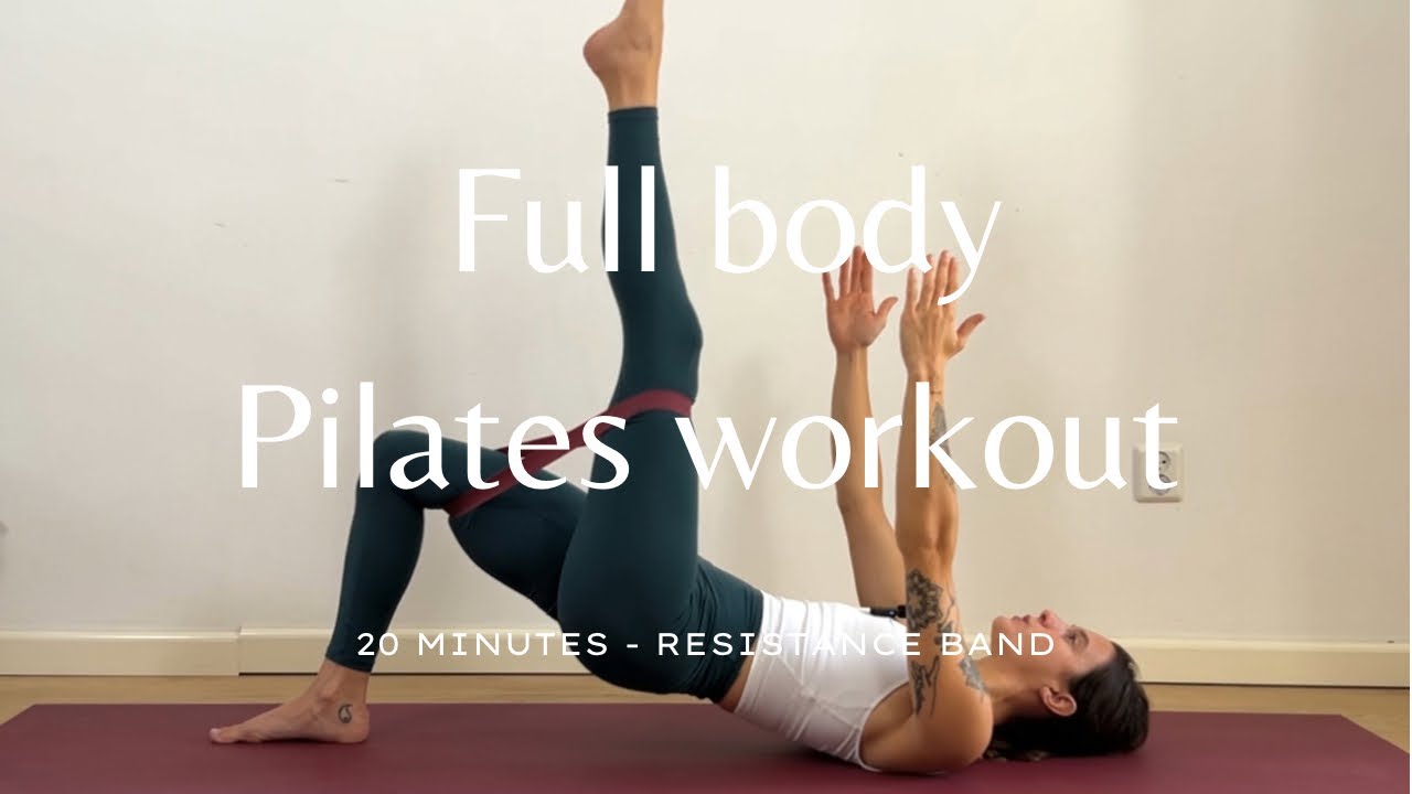 20 mins FULL BODY PILATES WORKOUT | RESISTANCE BAND | MODERATE LEVEL