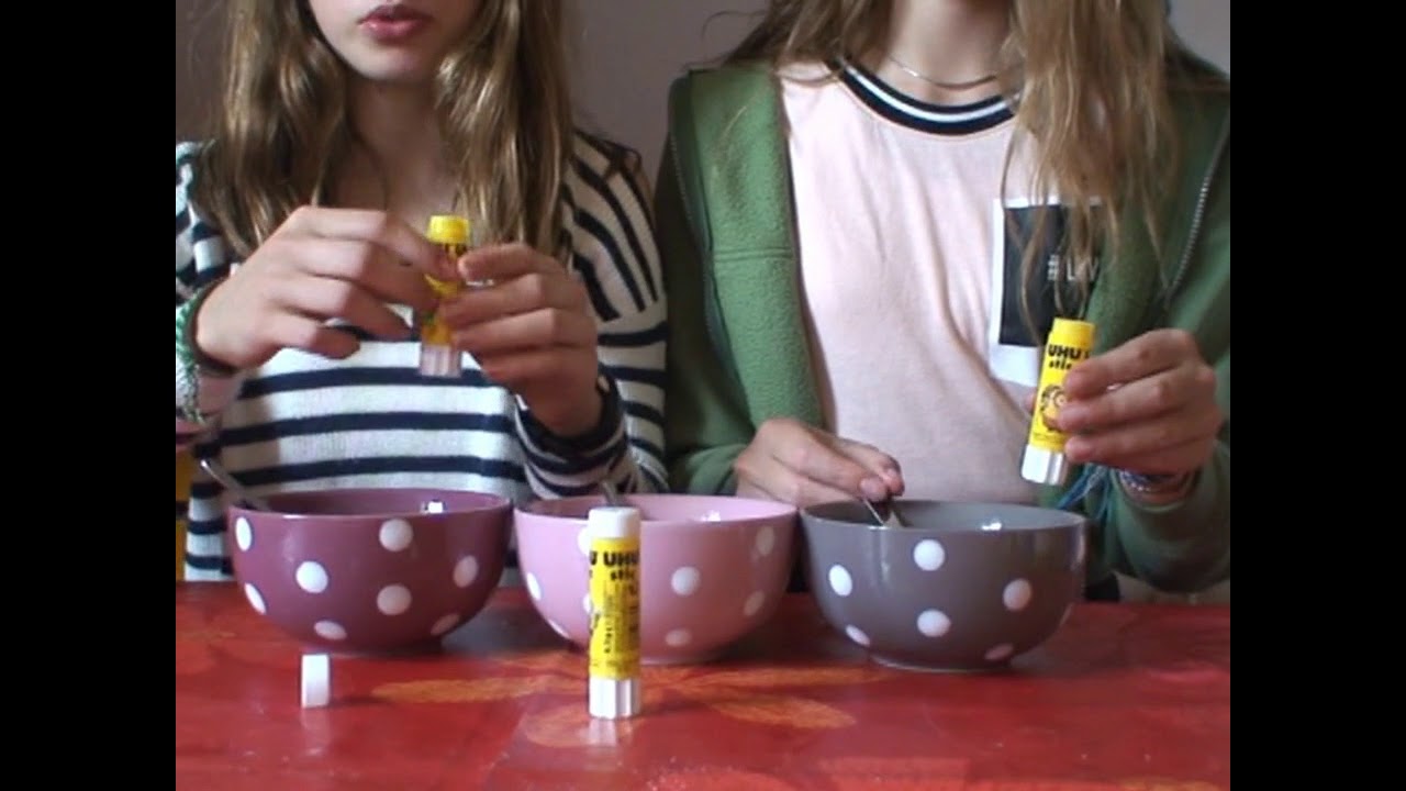 On fait de la colle COMMESTIBLE