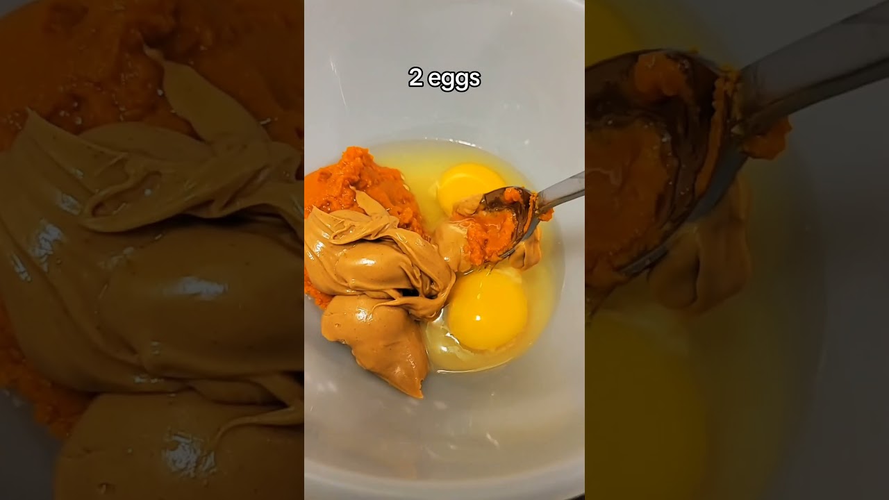 4 ingredient pumpkin dog treats! #sheltie #dog #halloween #dogtreats