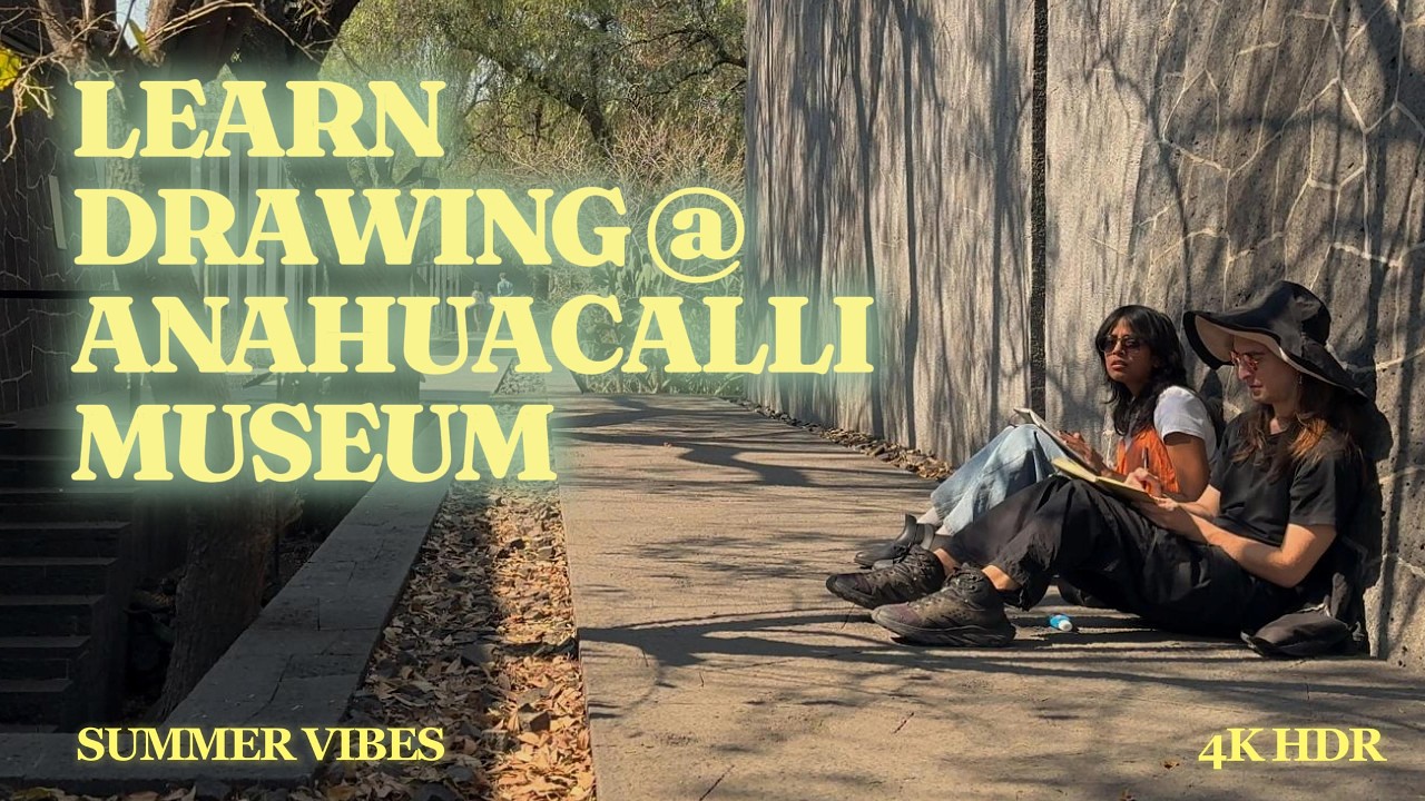 Draw with Artists at Anahuacalli Museum in Mexico City  – (ASMR)