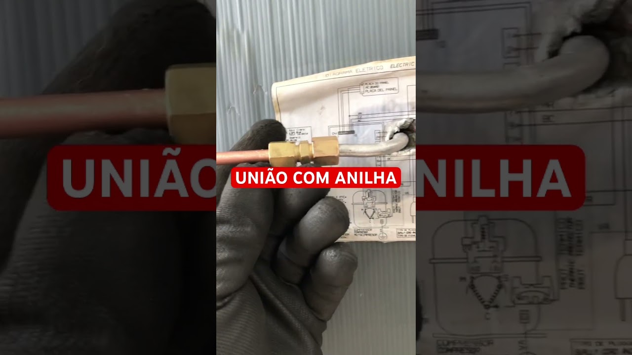 Como usar união com anilha