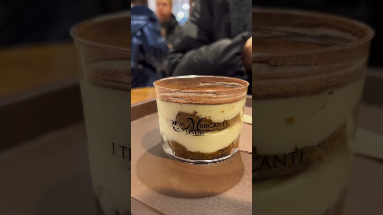 🍰 EL MEJOR TIRAMIS&Uacute; de VENECIA 🇮🇹 I Tre Mercanti