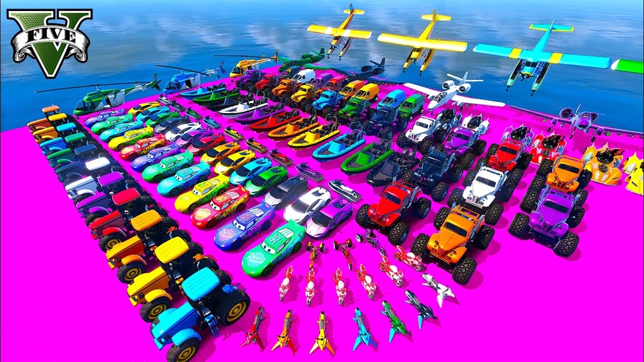 Trevor's Wild Ramp Race: Spider-Man & Shark Join the Ultimate Speed Challenge!