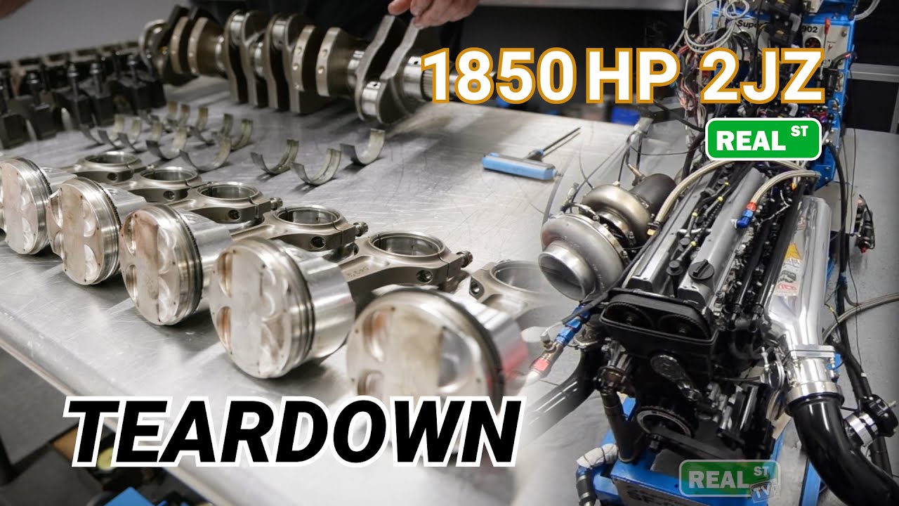 1850hp Real Street 2JZ Engine Teardown. What Do The Internals Look Like After 5 Years?