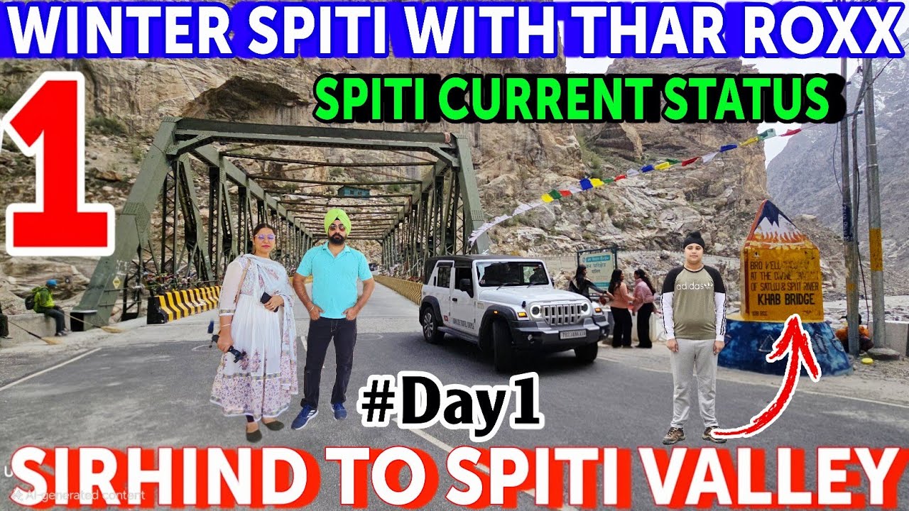 #vlog1| Sirhind To Spiti Valley | Spiti Valley Road Trip | Spiti Valley in April | Winter Spiti Trip