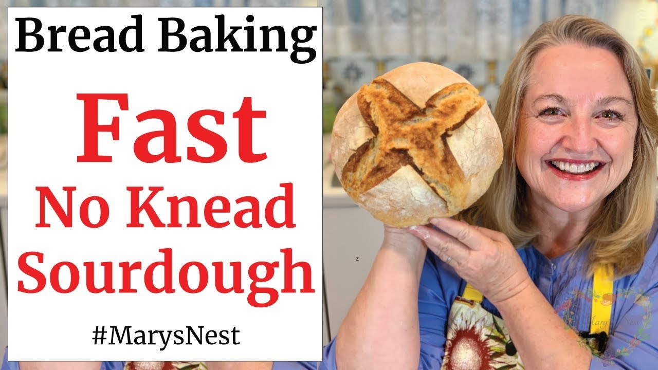 No Knead Sourdough Bread Recipe - FAST and FOOLPROOF