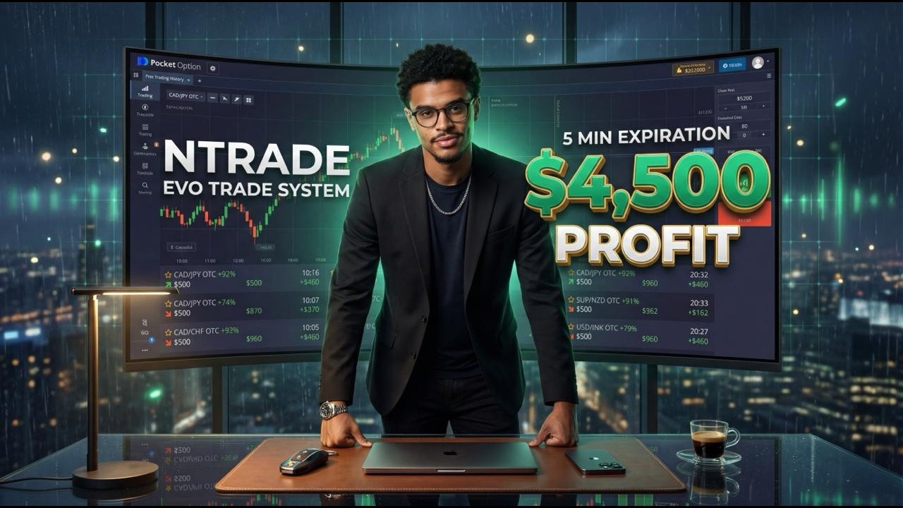 Binary Options Evo Trade - 5 Minutes Expiration | Pocket Option Trading | Binary Trading Signals