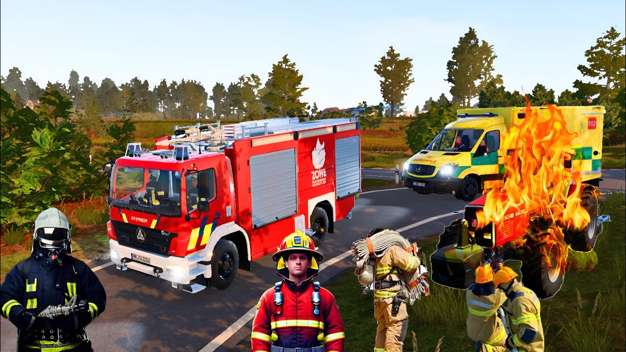 Emergency Call 112-Volunteer Firefighters DLC Training!|@Notruf112.1(1st Simulation mission)