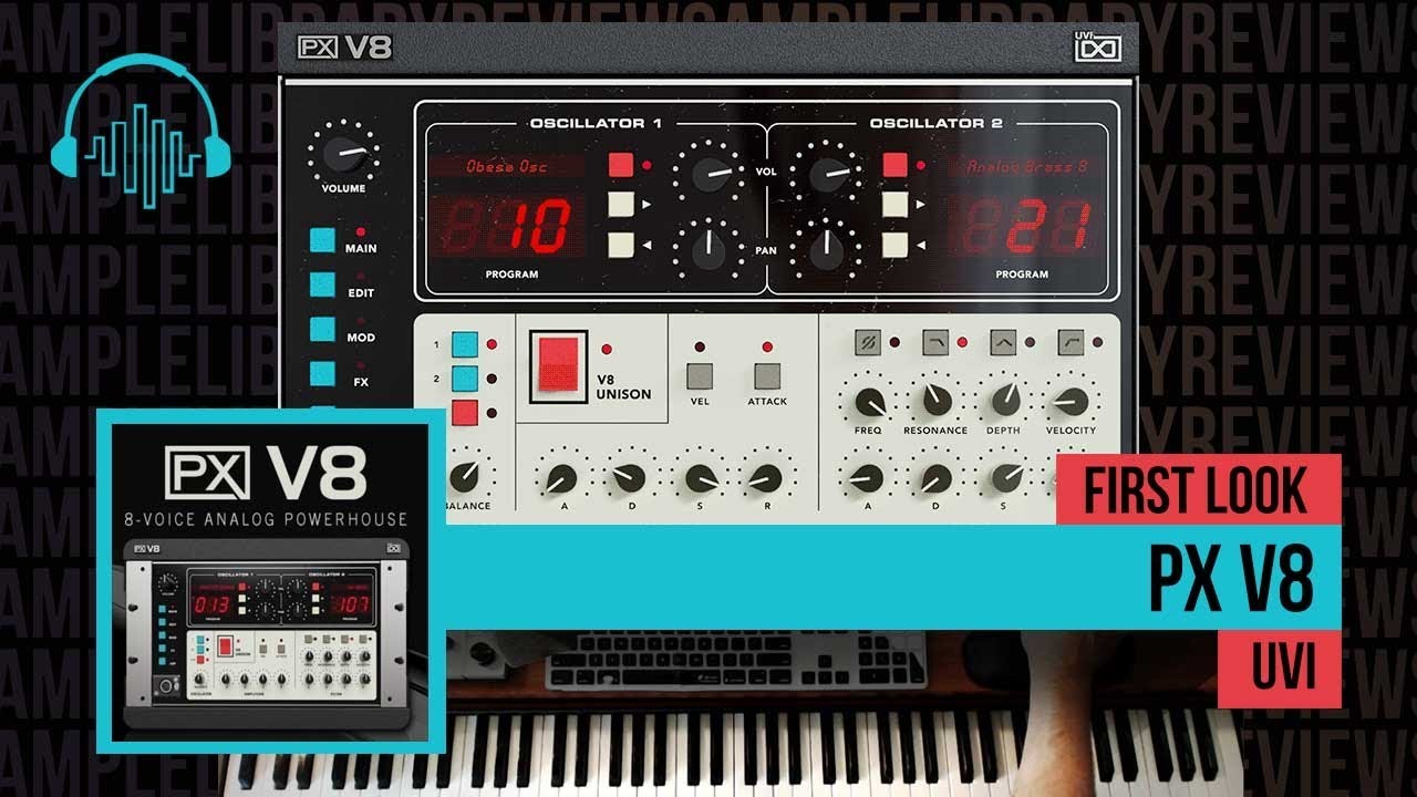 First Look: PX V8 by UVI