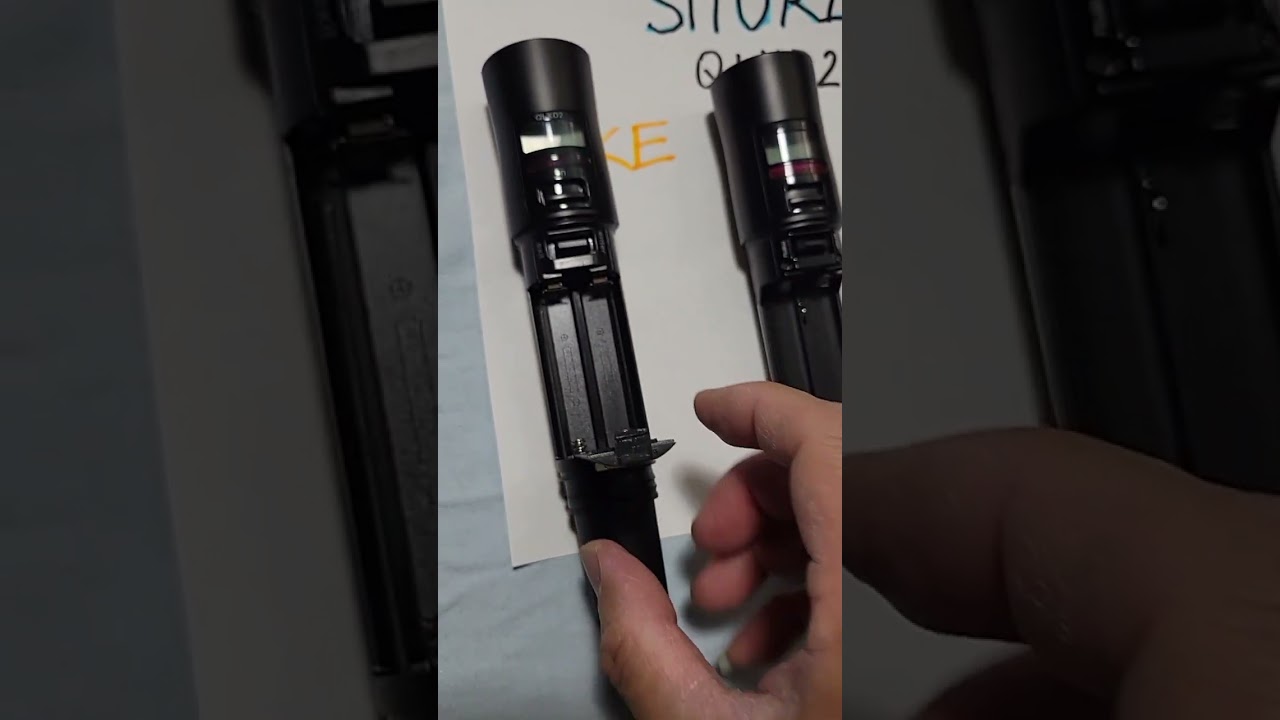 Shure QLXD2 Fake vs Real side by side