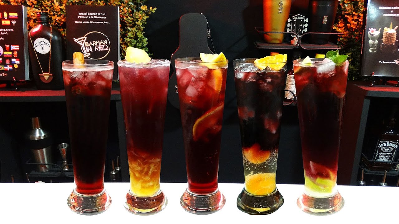 5 Bebidas con VINO TINTO que tienes que probar 🍷