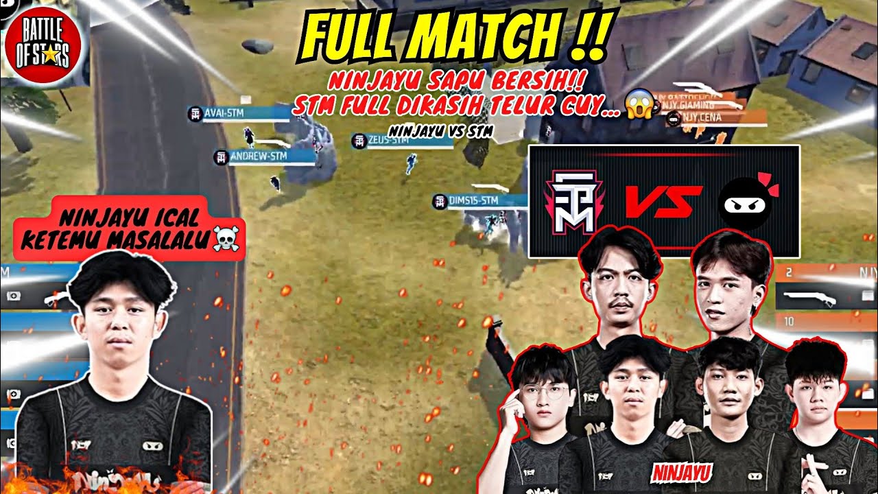 NINJAYU MENYALA 🔥 !! NINJAYU VS STM Reguler Season Day 19 | Battle of stars Season 3