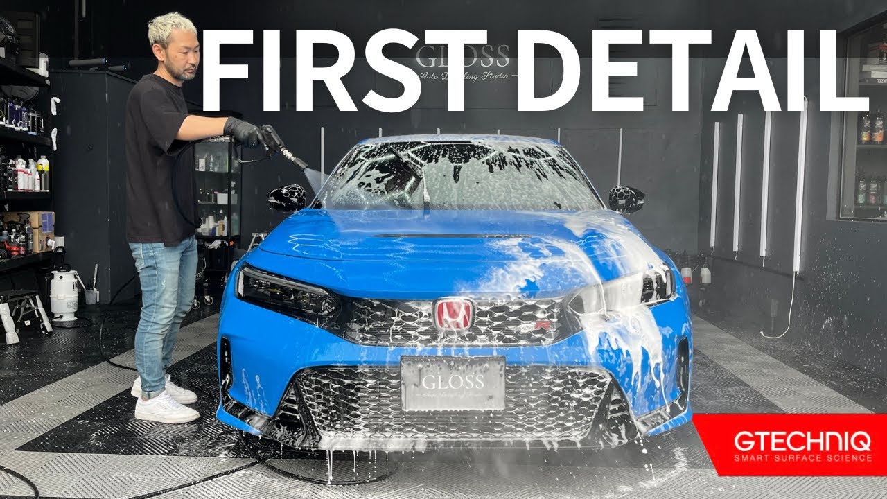 HONDA CIVIC TYPE R WASH , POLISH & COATING | CAR WASH | CAR DETAIL | GTECHNIQ | FIRST DETAIL |