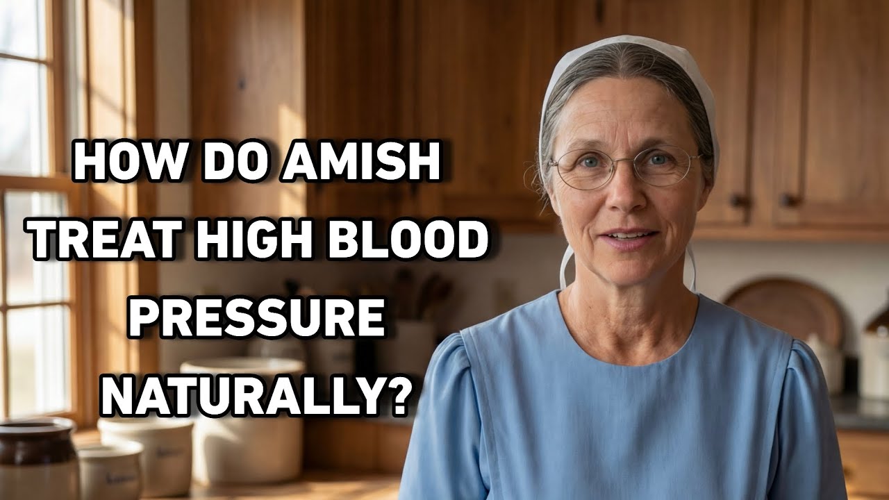 How do Amish treat high blood pressure naturally?