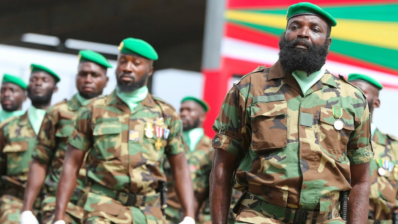 Part 5/11 Parade of the Presidential guards | the Green Berets | TOGO 65 Years of Independence