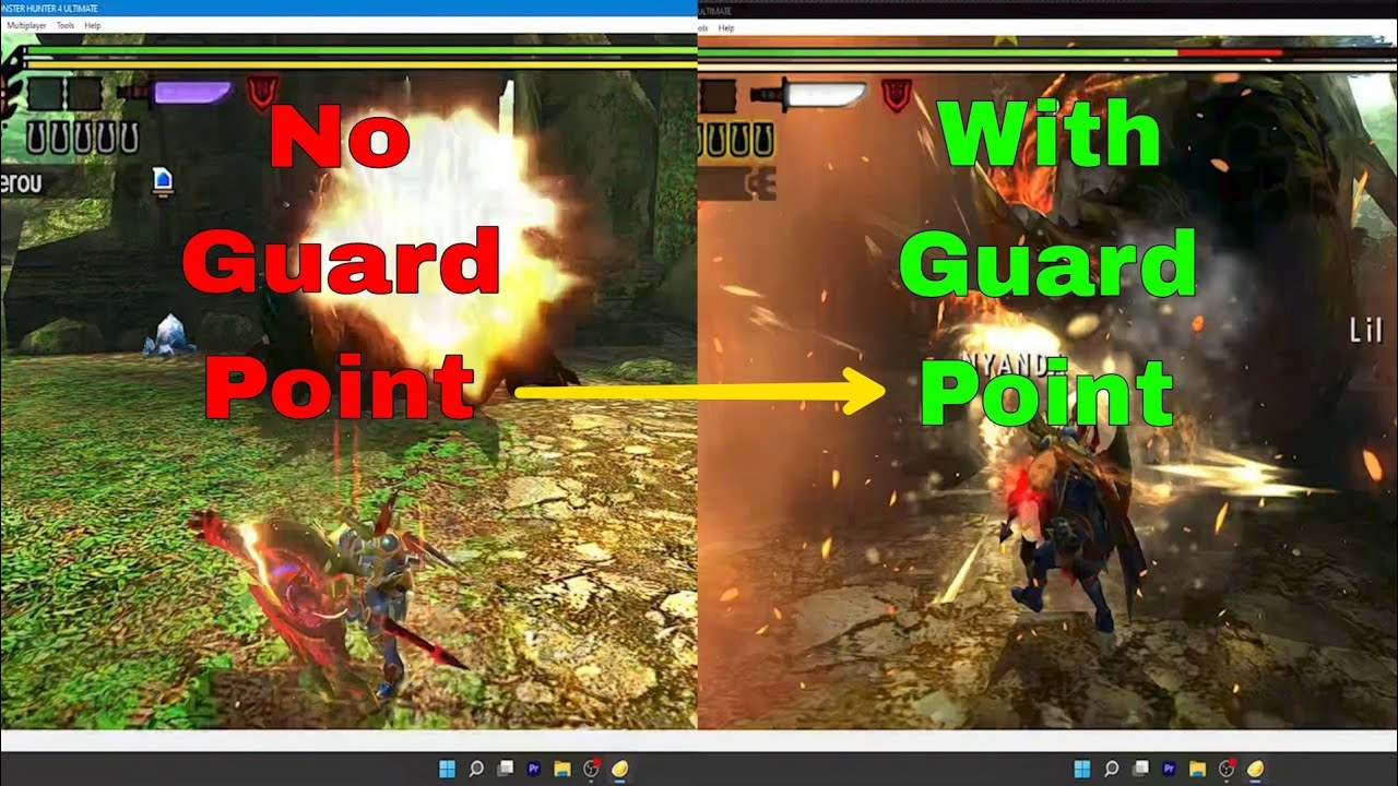 [3DS] Adding Guard Point To MH4U's Charge Blade Guarding Morph (HOLD R + X)