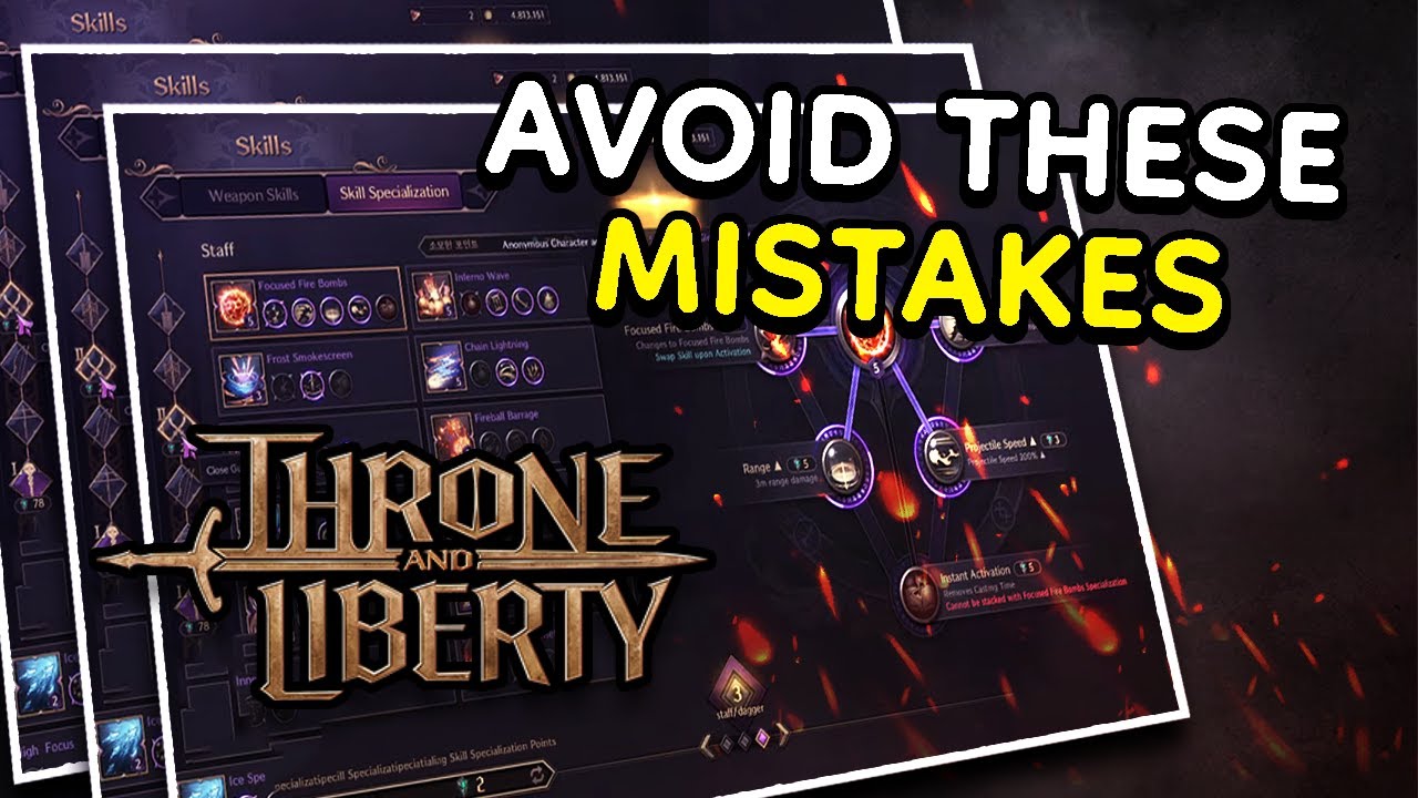 11 ловушек для новичков, которых следует избегать при изучении Throne and Liberty