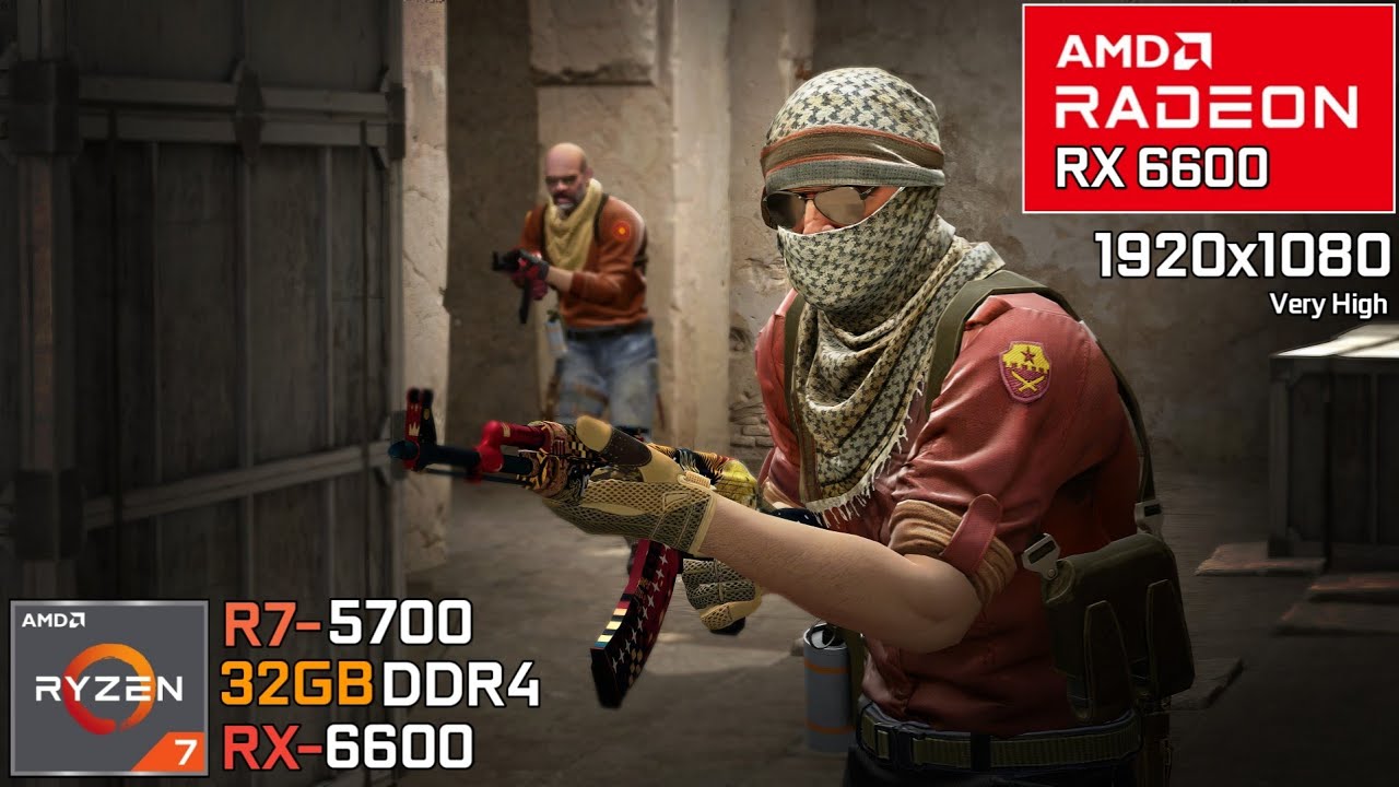 Counter-Strike 2 | Ryzen 7 5700 + RX 6600