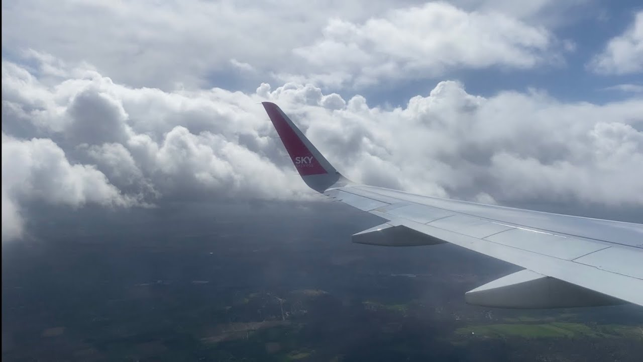 SKY express GQ800: Athens to Brussels: Approach, Landing & Taxi | SX-CHG (A320NEO)