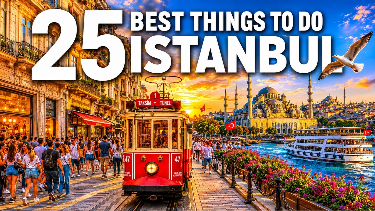 Best Things To Do in Istanbul Turkey 2026 4K