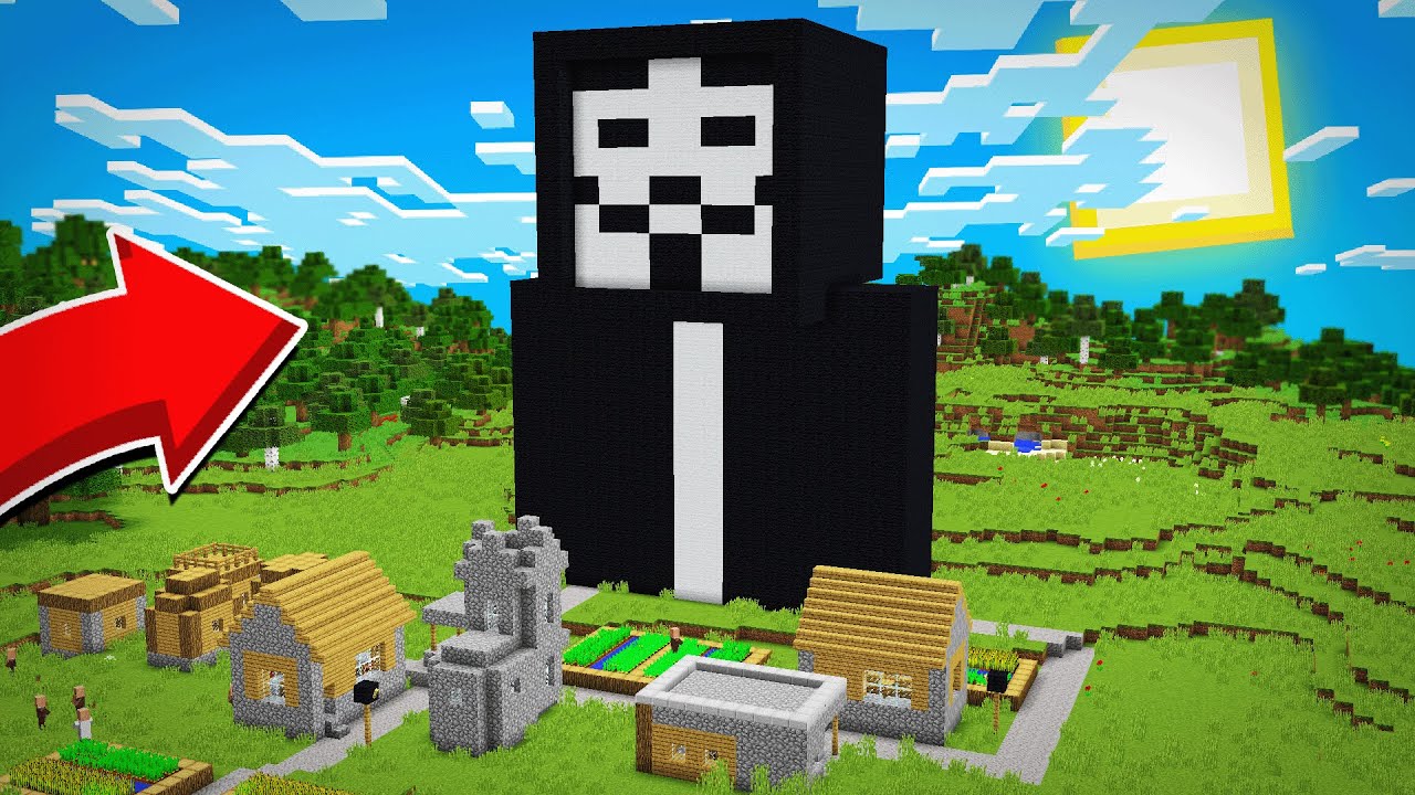 KDE SE VZALA OBROVSKÁ SOCHA HACKERA VE VESNICI?! | Minecraft