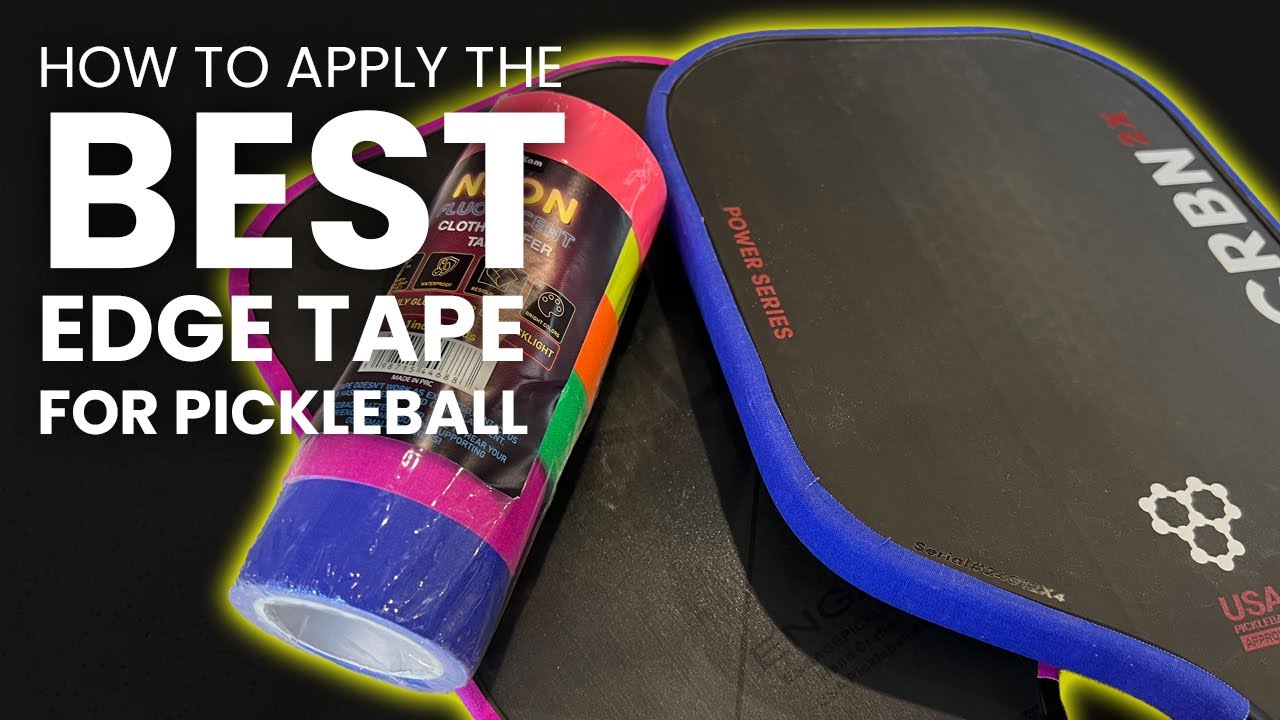 🔥 How to Apply the BEST Pickleball Edge Guard Tape (Protect Your Paddle!)
