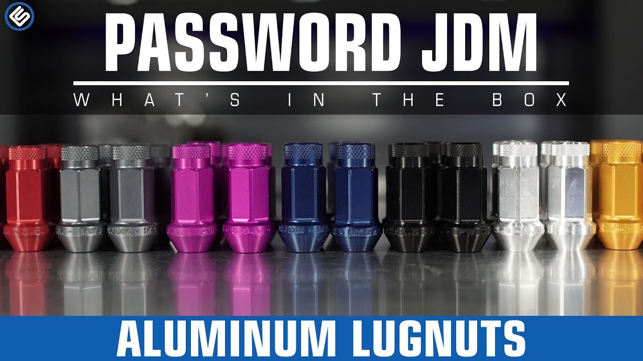 Password JDM Aluminum Lug Nuts