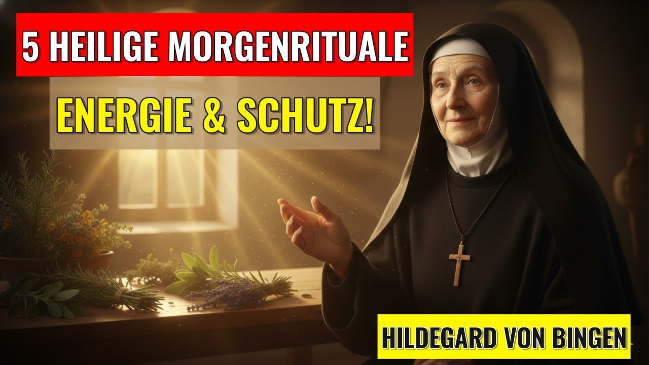 5 Geheime Morgenrituale von Hildegard für Energie, Schutz und innere Kraft