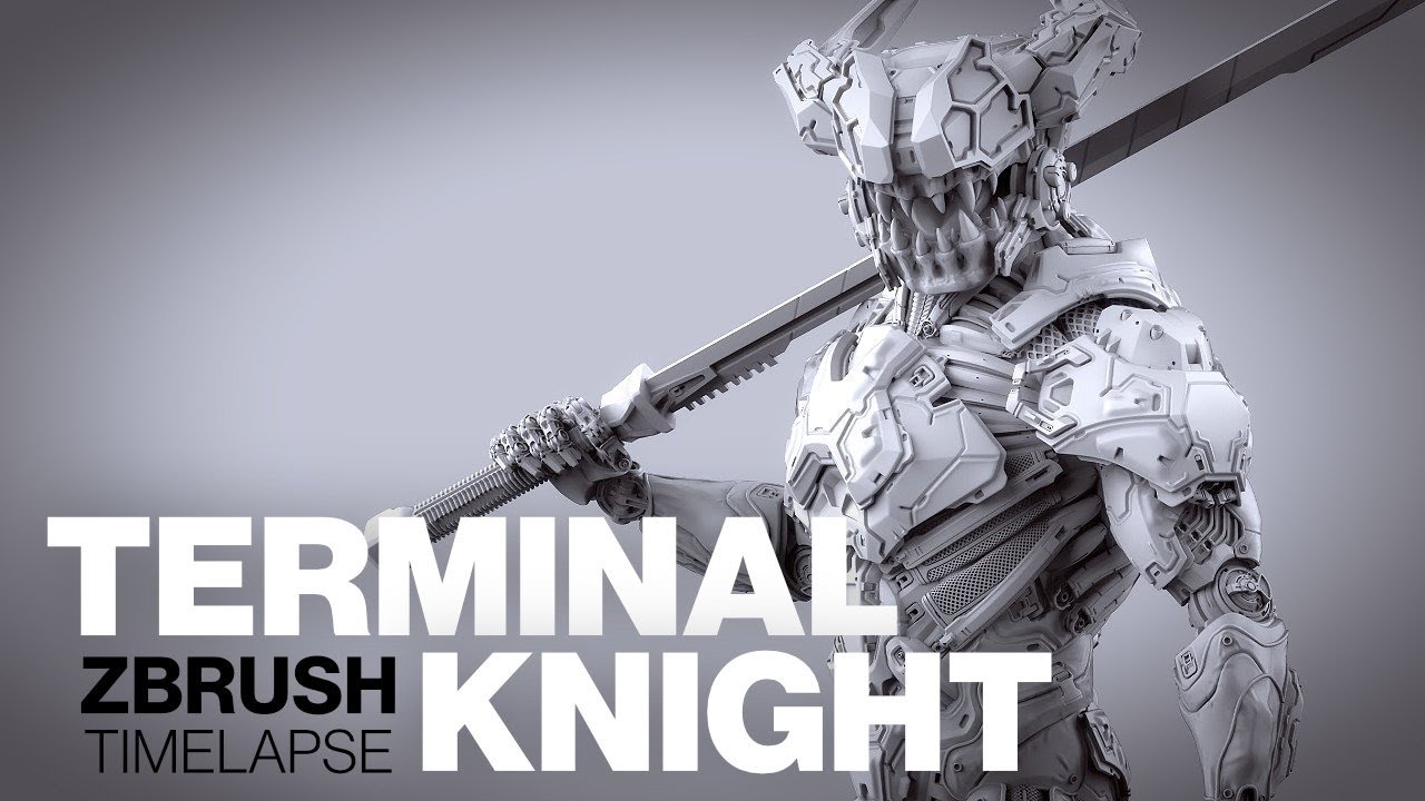 Terminal Knight ZBrush Timelapse