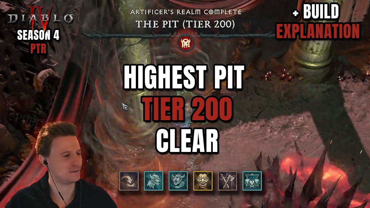 HIGHEST PIT TIER 200 with DUST DEVILS BARB! PTR Season 4 Diablo 4