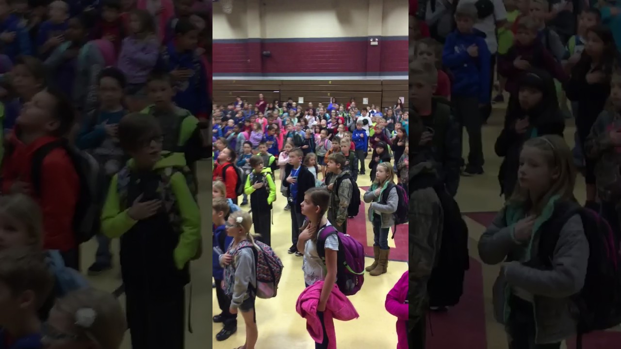 102.9 Pledge of Allegiance from Union Valley Elementary in USD 313!