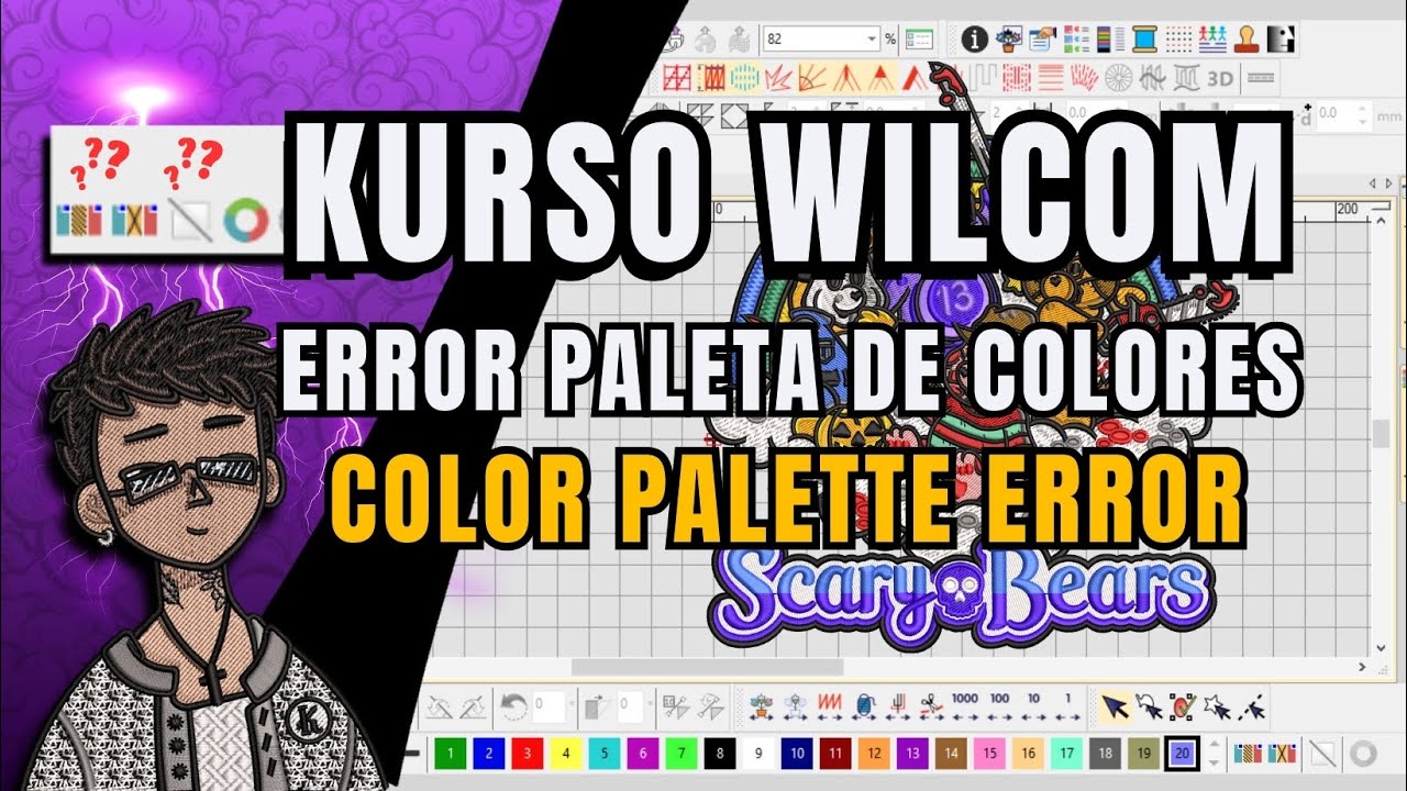 KURSO WILCOM ❌ APARECER PALETA DE COLORES EN WILCOM