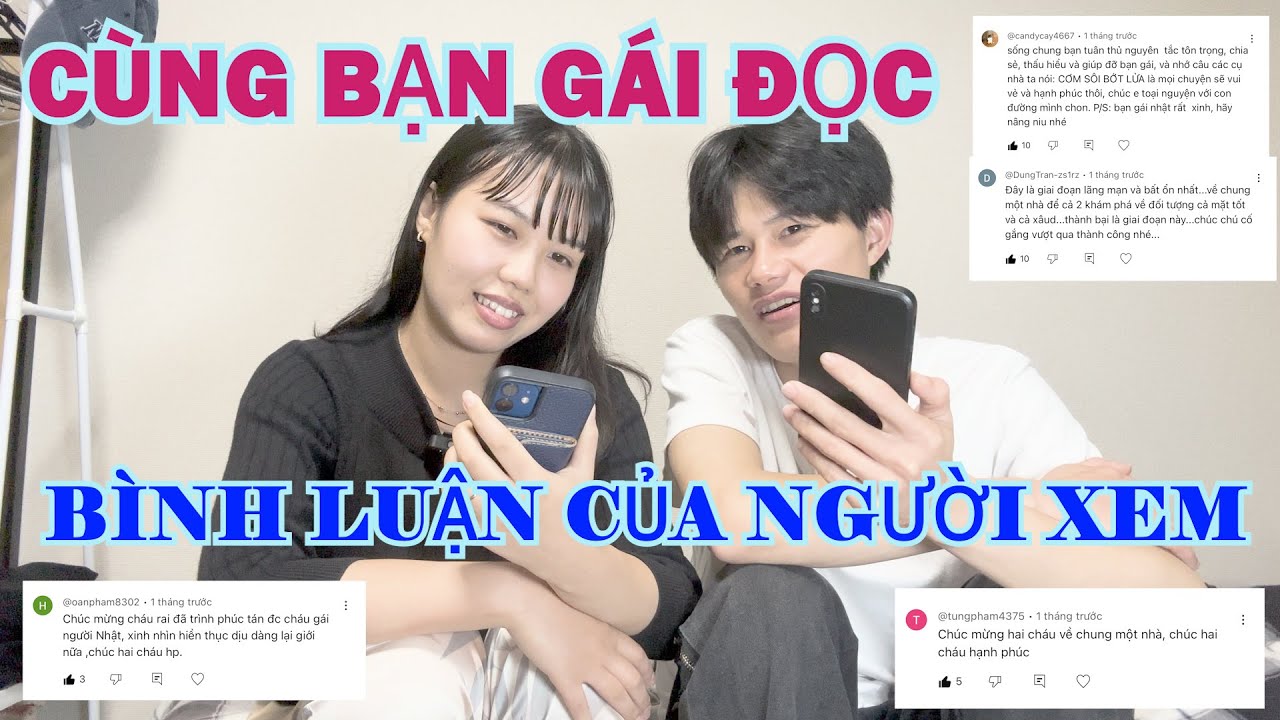 NHẬT BẢN [] TÌNH YÊU NHẬT BẢN|||CÙNG BẠN GÁI ĐỌC BÌNH LUẬN CỦA NGƯỜI XEM