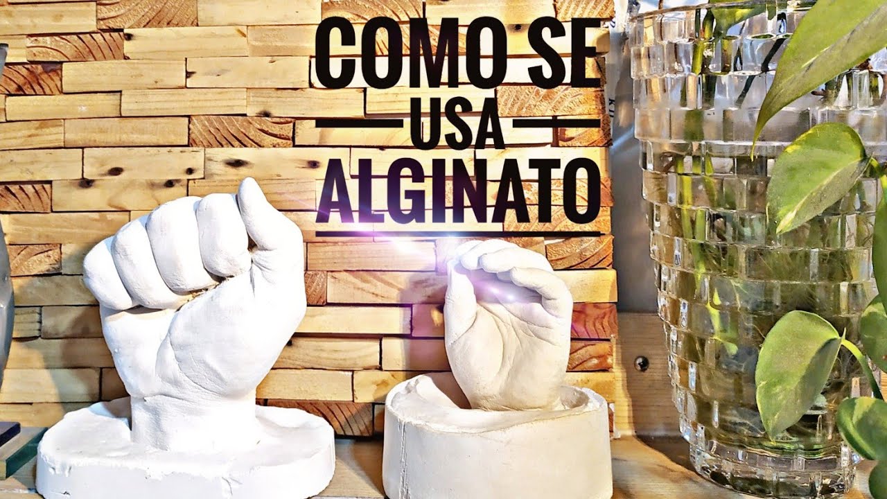 👉 Como hacer MOLDE de MANO con ALGINATO y YESO ✅