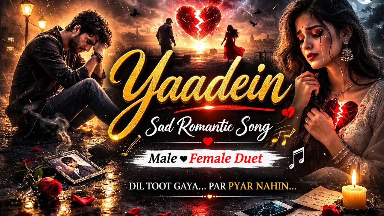 Yaadein//sad romantic song//Dil toot gaya..par pyar nehi 💝