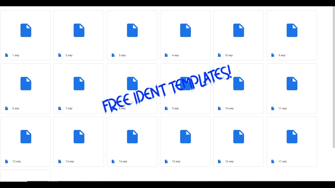 FREE INSANE EDITED BY IDENT TEMPLATES! (ONLY WORK IN AFTER EFFECTS!) #Xen21 #XenRC #norCalRC