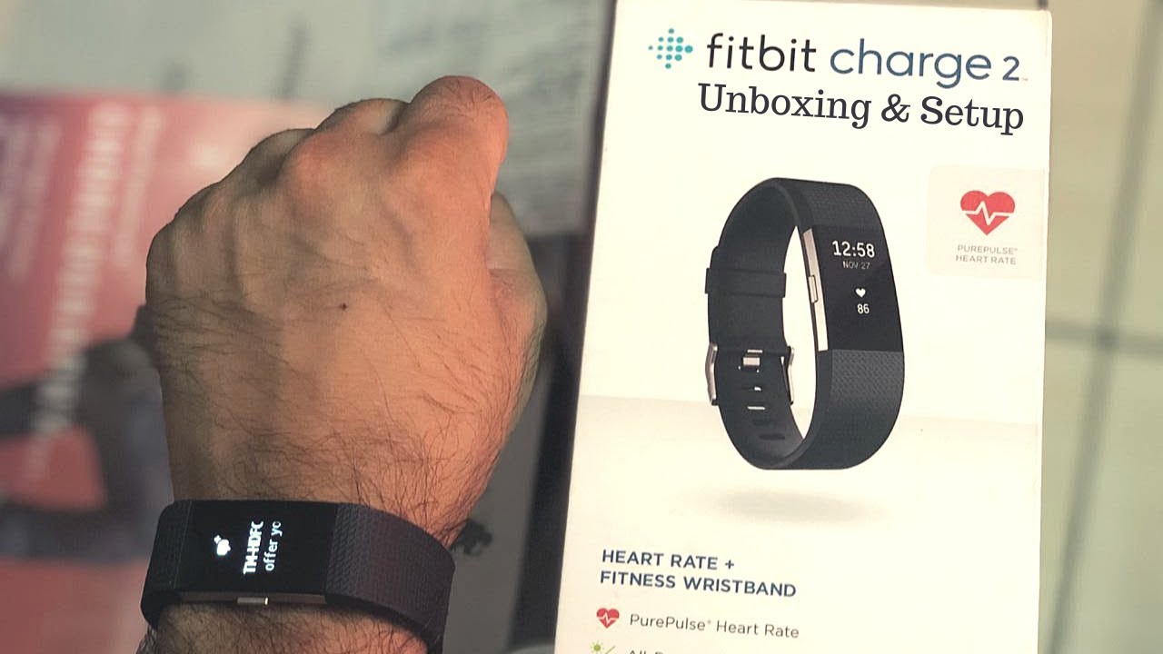 Fitbit charge 2 Fitness Tracker Unboxing and Setup - TubeReview