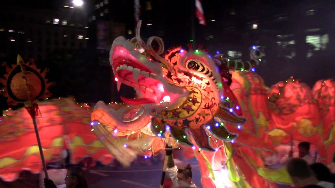 San Francisco Chinese New Year Parade 2019 Leung's White Crane Dragon & Lion Dance Association