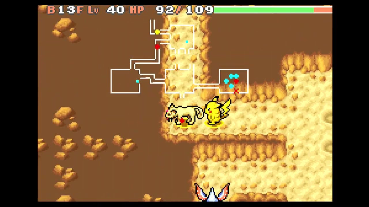 ＧＢＡソフト　ポケモン不思議のダンジョン赤の救助隊プレイ動画＃１４