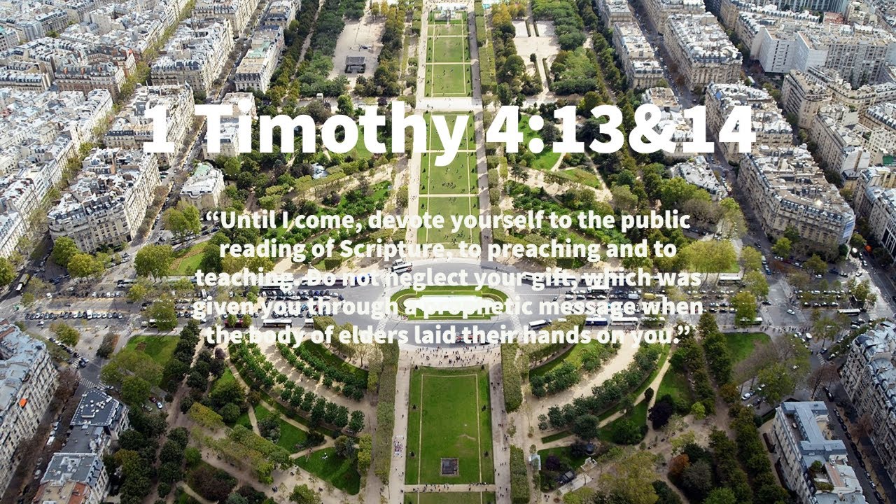 Men Bible Study - 1 Timothy 4: 13-14