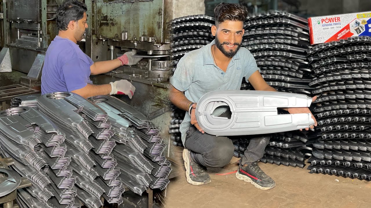 Manufacturing Process of Motorcycle Chain Cover | Amazing Bike Chain Cover Making Process
