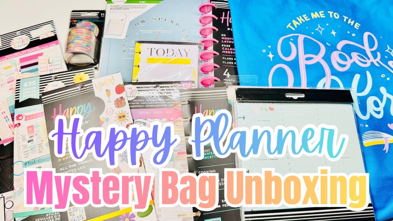 Happy Planner | Mystery Planning Bag Unboxing | Life Start Here