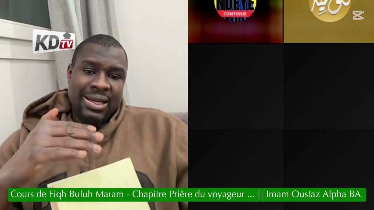 Cours de Fiqh Boulough Maram - Chapitre Prière du voyageur ... || Imam Oustaz Alpha BA 