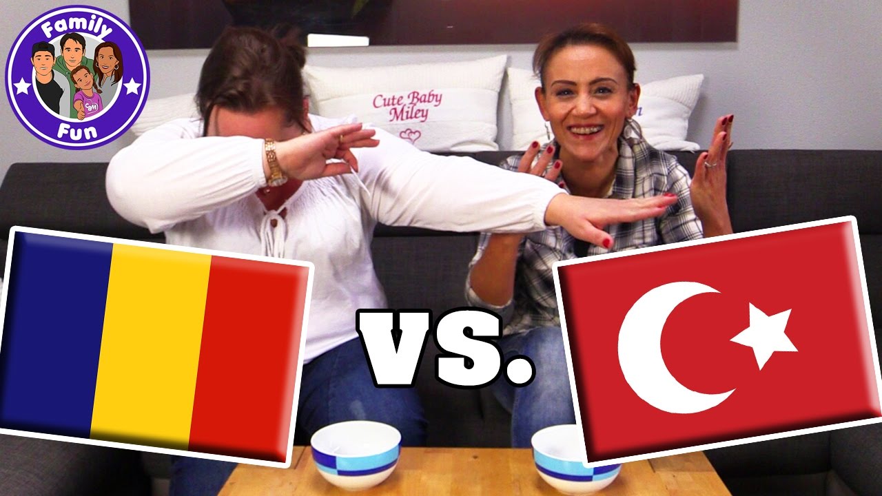 SPRACHEN CHALLENGE TÜRKISCH VS RUMÄNISCH | FAMILY FUN