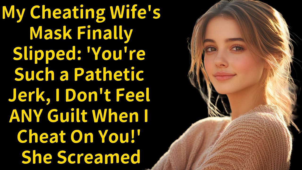 My Cheating Wife's Mask Finally Slipped: 'You're Such a Pathetic Jerk, I Don't Feel ANY Guilt When I